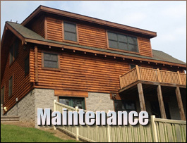  Chilhowie, Virginia Log Home Maintenance