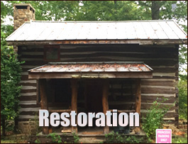 Historic Log Cabin Restoration  Chilhowie, Virginia